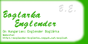 boglarka englender business card
